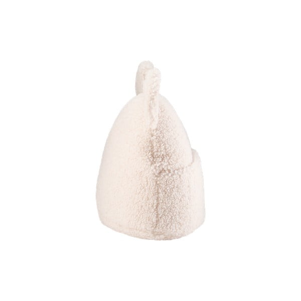 Krémový dětský pohovkový polštář z textilie bouclé Teddy Pouch – Wigiwama-image-2