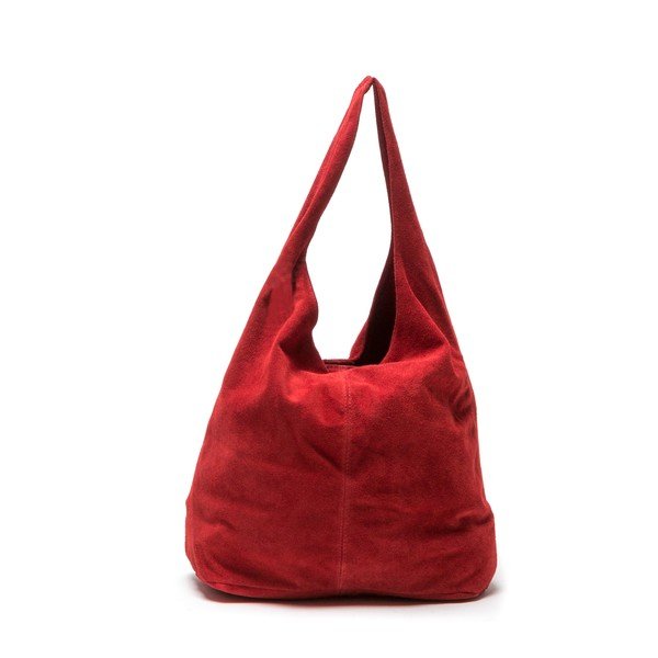 Červená kožená kabelka Roberta M 885 Rosso-image-1
