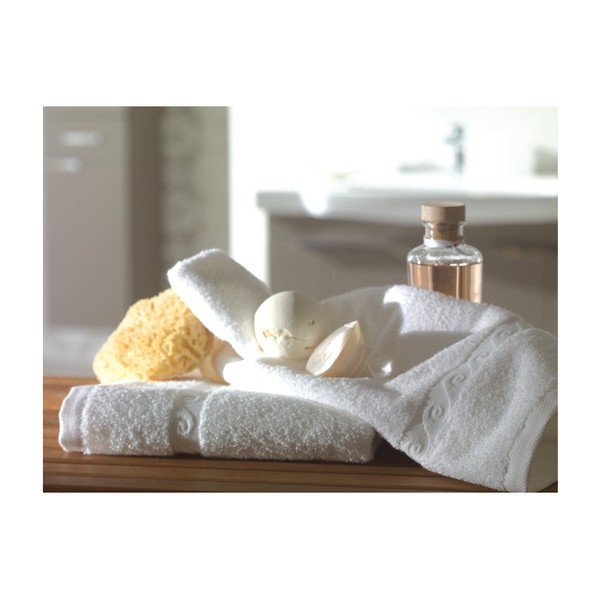 Ručník Wave 50x30, bílý-image-3