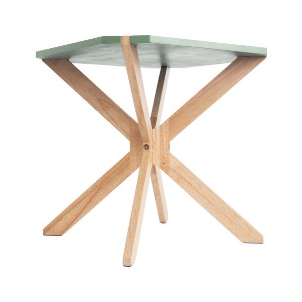 Mátově zelený odkládací stolek Leitmotiv Mister, 45 x 45 cm-image-1