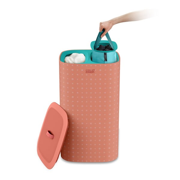 Růžový látkový koš na prádlo 60 l Tota Pop – Joseph Joseph-image-3