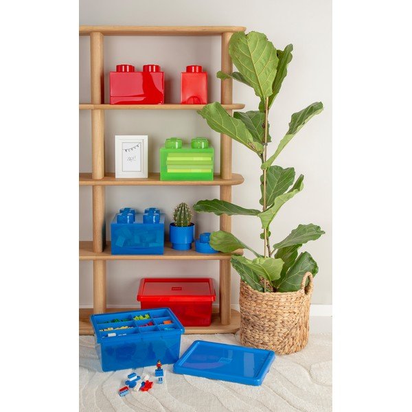 Modrý úložný kulatý box LEGO®-image-1