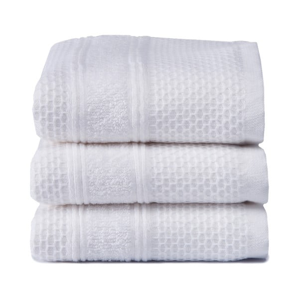 Set 3 ručníků Balance White, 30x50 cm