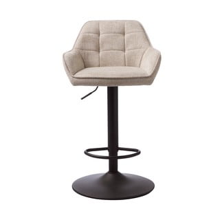 Béžová barová židle s nastavitelnou výškou Nolan – Unique Furniture