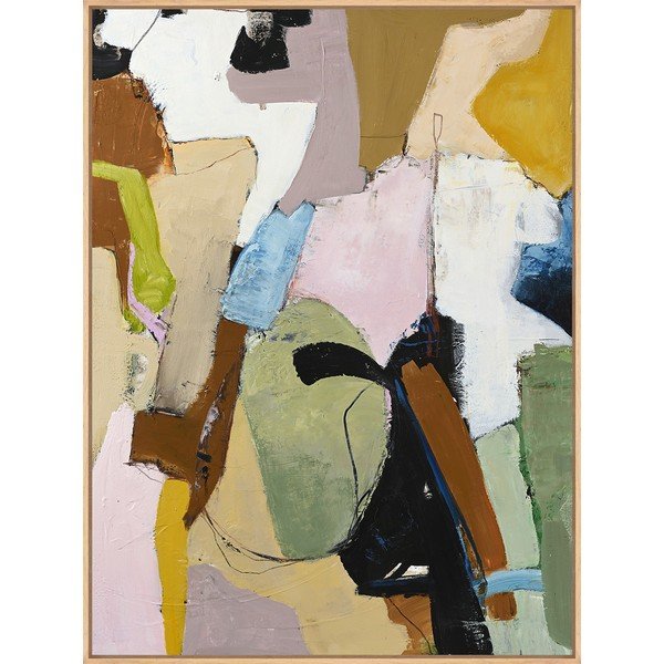 Tištěný/s ručně malovanými prvky obraz s rámem/na plátně 93x117 cm Out Of Ordinary – Malerifabrikken