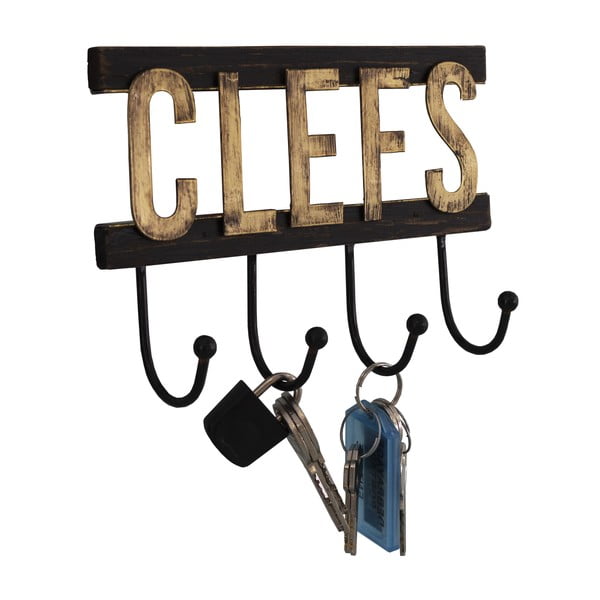 Nástěnný dřevěný věšák na klíče – Antic Line-image-1