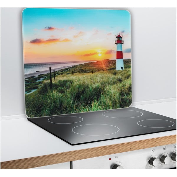 Kryt na zeď u sporáku z tvrzeného skla 50x56 cm Lighthouse - Maximex-image-1