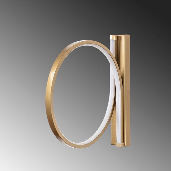 LED nástěnné svítidlo ve zlaté barvě ø 30 cm Halka – Opviq lights-image-4