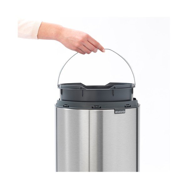 Dotykový ocelový odpadkový koš v matně stříbrné barvě 30 l Touch Bin – Brabantia-image-4