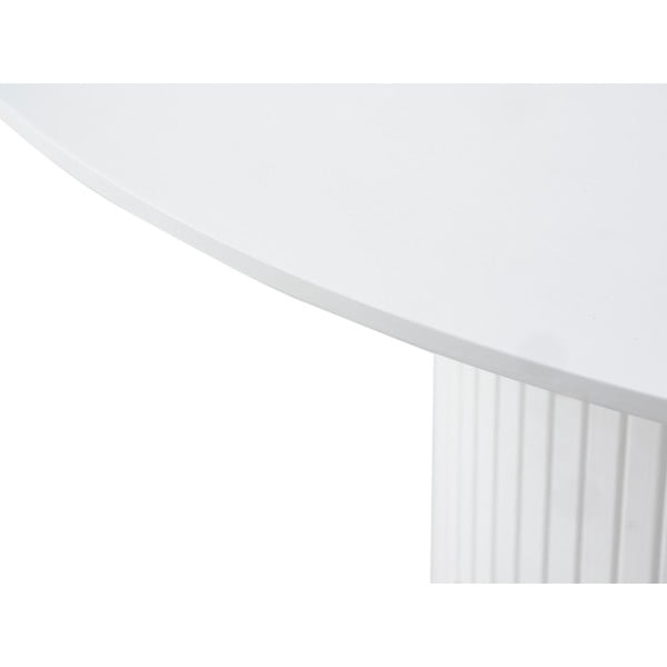 Kulatý rozkládací jídelní stůl s přídavnou deskou ø 120 cm Nola – Unique Furniture-image-4