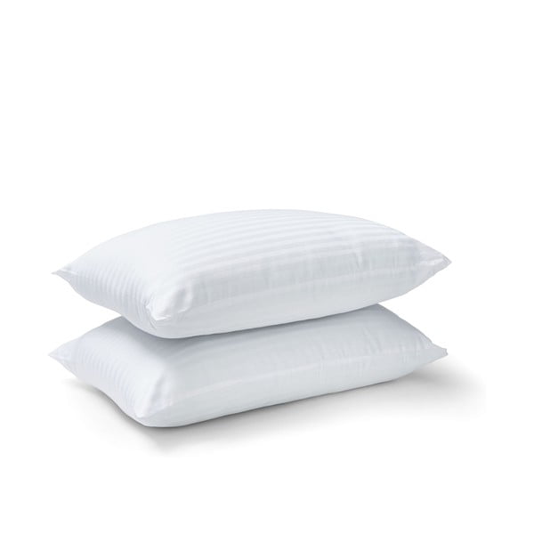 Polštář 2 ks 48x74 cm Hotel Satin Stripe – Catherine Lansfield