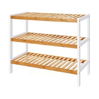 Bambusový regál na 9 párů bot Songmics, šířka 70 cm