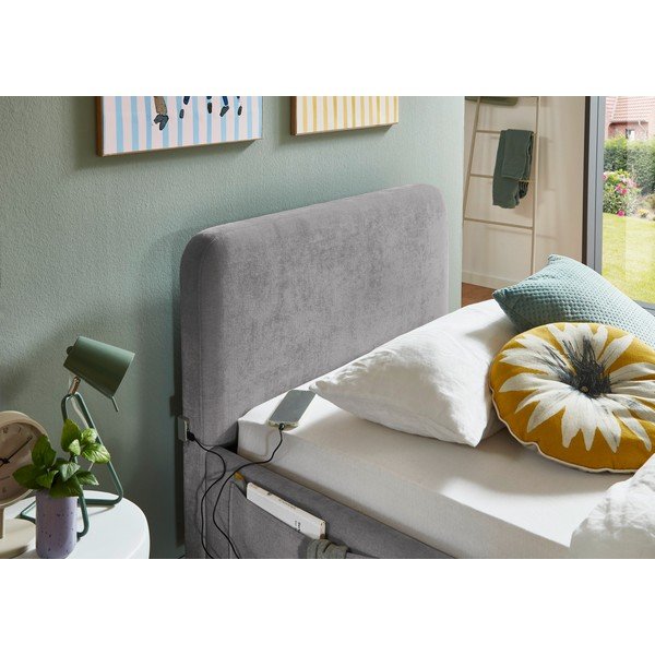 Šedá dětská postel bez roštu 90x200 cm Cosy – Meise Möbel-image-2