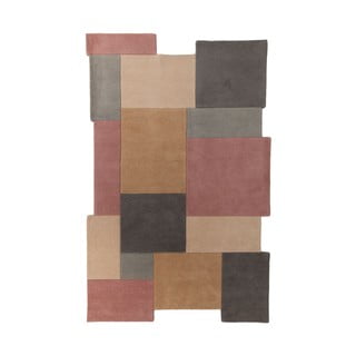 Vlněný koberec Flair Rugs Collage Earthy, 120 x 180 cm