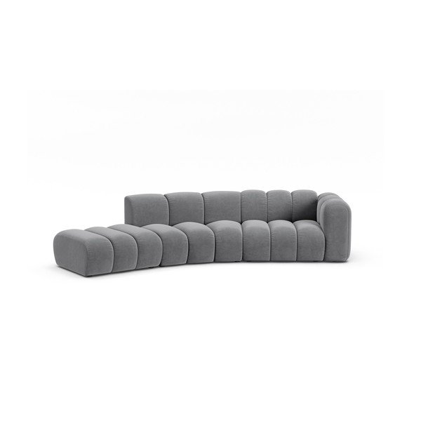 Světle šedá rohová pohovka (pravý roh) Lupine – Micadoni Home