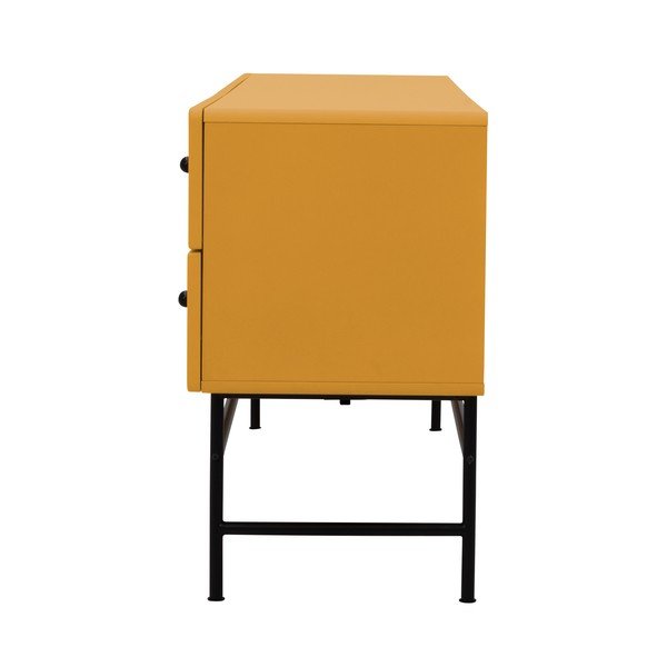 Žlutá nízká komoda 158x68 cm Cocktail - Tenzo-image-3