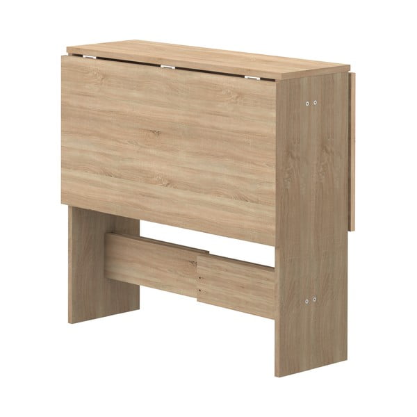 Rozkládací jídelní stůl v dekoru dubu 76x28 cm Papillon – TemaHome-image-2