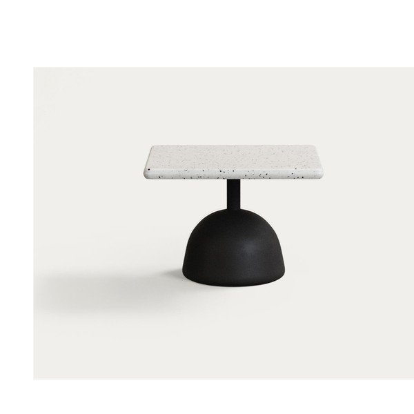 Zahradní konferenční stolek s terrazzo deskou 48x48 cm Saura – Kave Home