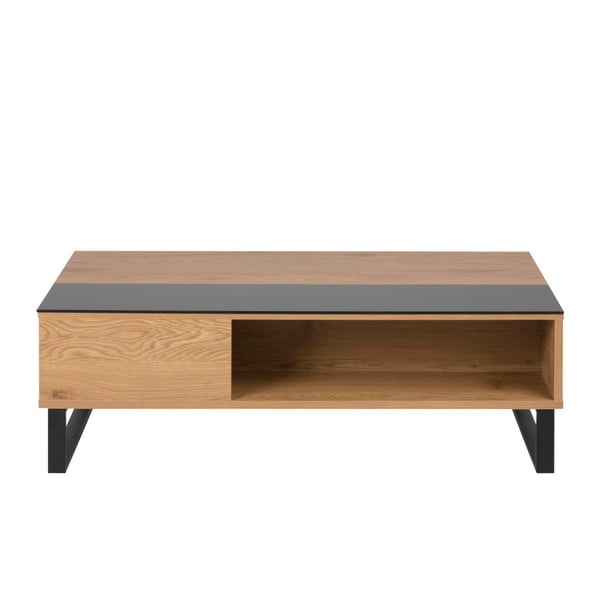 Černý konferenční stolek 110x60 cm Azalea - Actona-image-4