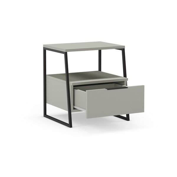 Zelenošedý noční stolek Velia – Marckeric-image-2