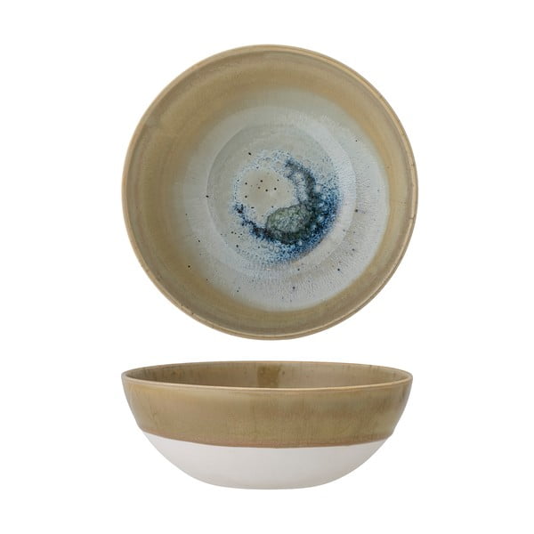 Zelená miska z kameniny 500 ml Heather – Bloomingville-image-2