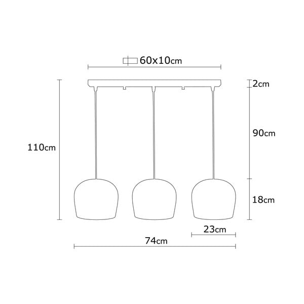 Černé závěsné svítidlo Berceste – Opviq lights-image-4