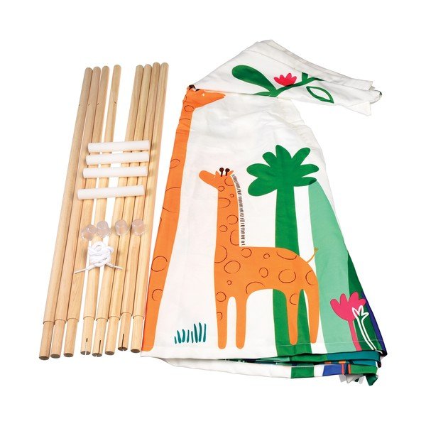 Dětské teepee s motivem džungle Rex London-image-3