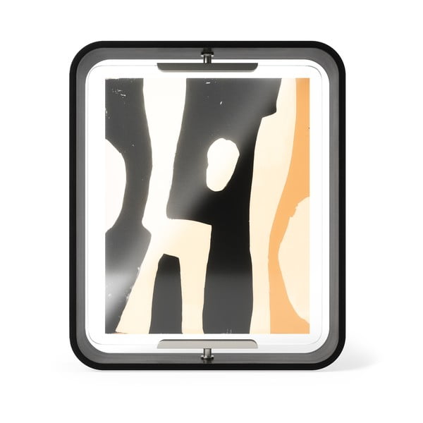 Černý dřevěný stojací rámeček 26x31,5 cm Bellwood – Umbra-image-2