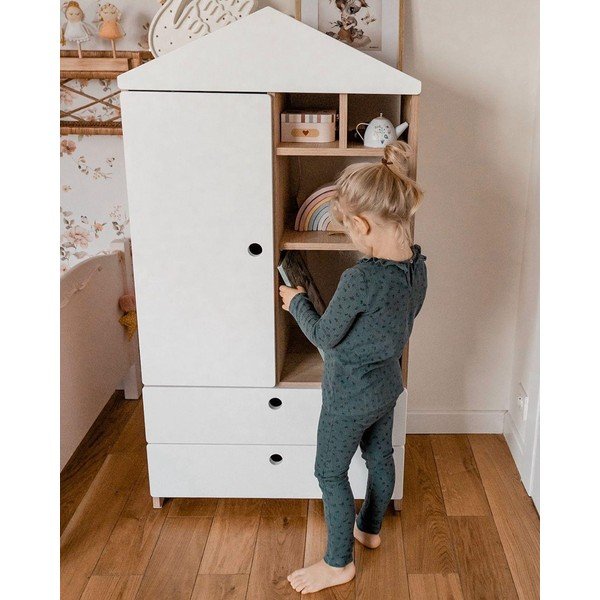Bílá dětská skříň BELLAMY Amsterdam West-image-4