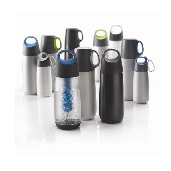 Zelená termoska s hrníčkem XD Design Bopp, 600 ml-image-4