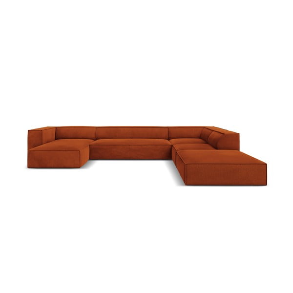 Oranžová rohová pohovka (pravý roh) Madame – Windsor & Co Sofas