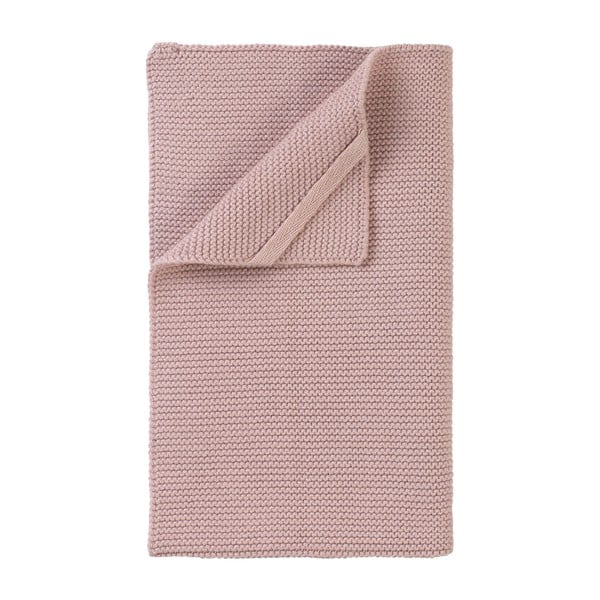 Světle růžová pletená utěrka Blomus Wipe, 55 x 32 cm