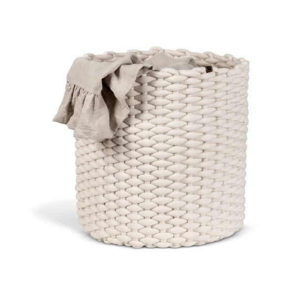 Látkový košík ø 40x40 cm Peach Skin Round XL – Bigso-image-4