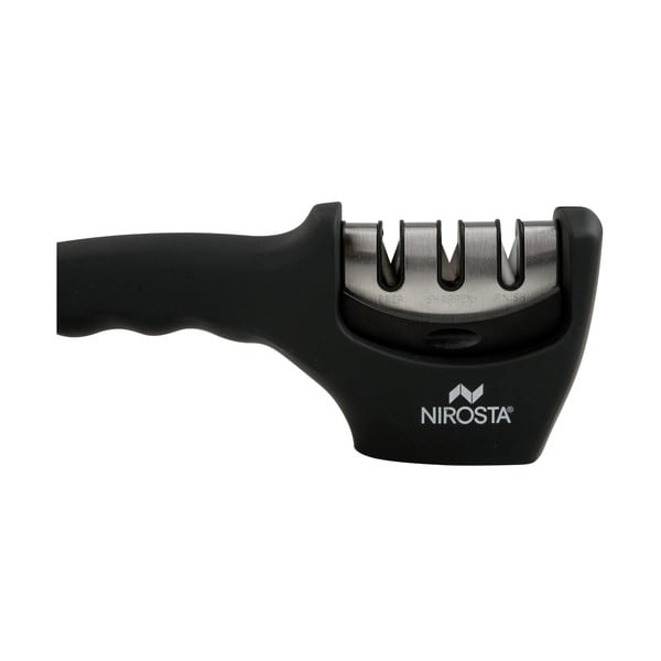 Černý 3-fázový ostřič na nože Nirosta Sharpen-image-2
