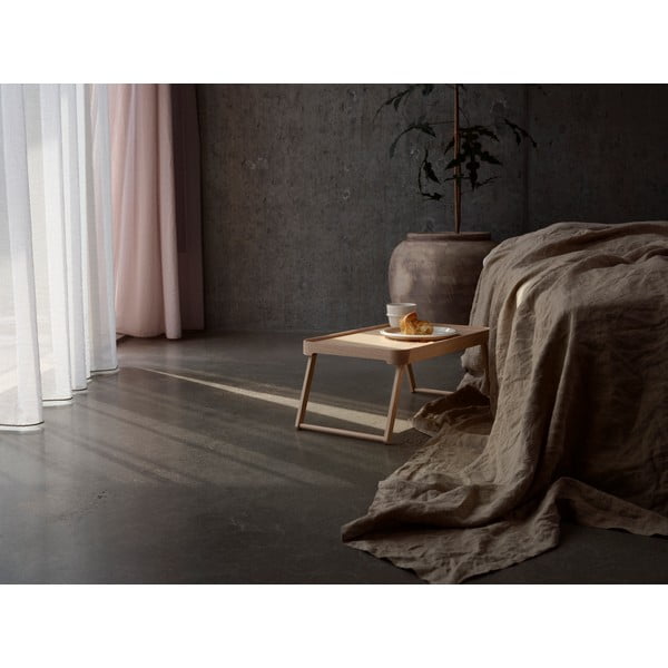 Odkládací stolek z jasanového dřeva 32x49,5 cm Inu – Zone-image-4