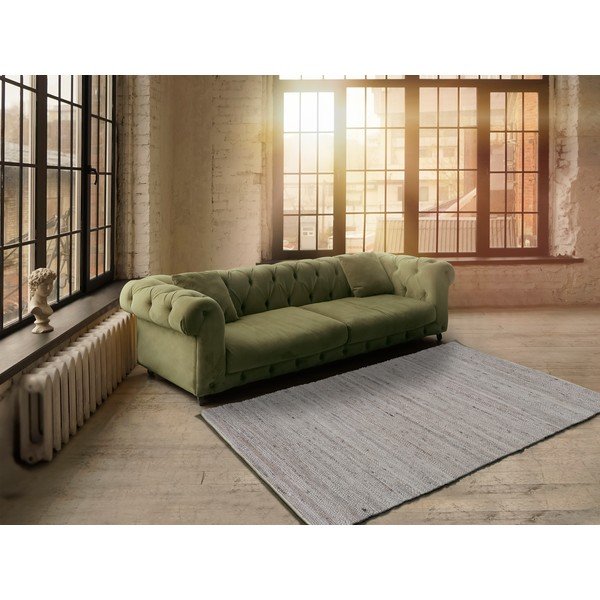 Světle béžový koberec z recyklovaného plastu Universal Cinder, 60 x 110 cm-image-1