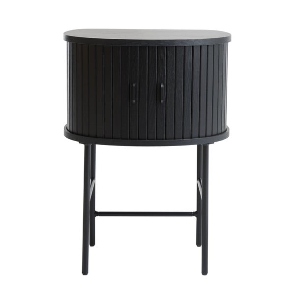 Černý noční stolek Nola – Unique Furniture