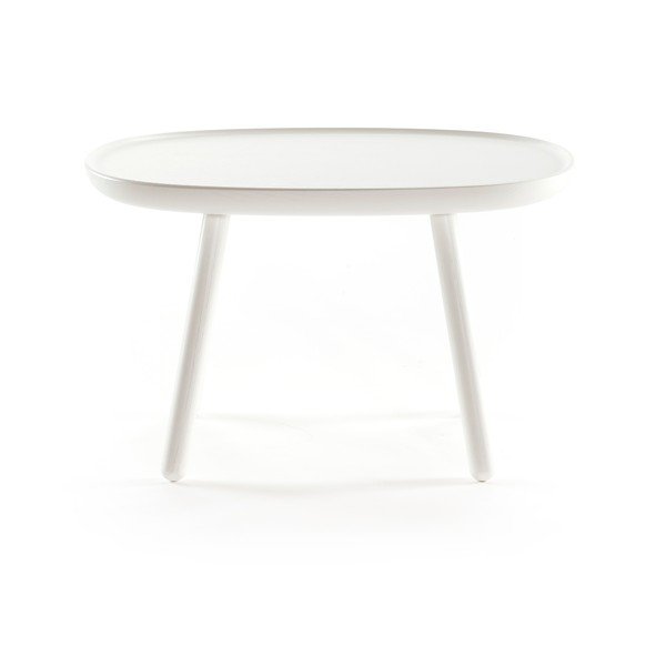 Bílý konferenční stolek z masivu EMKO Naïve, 61 x 41 cm-image-1