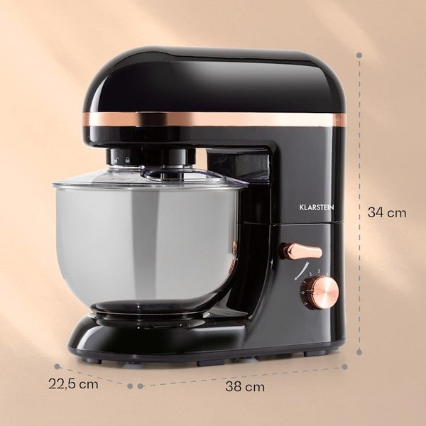 Černý kuchyňský robot Klarstein Bella Elegance-image-2