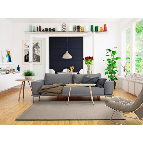 Béžový koberec Universal Berna Liso, 190 x 290 cm-image-1