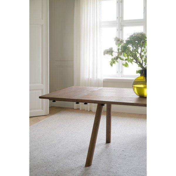 Přídavná deska k jídelnímu stolu z dubového dřeva 95x45 cm Clapperton – Rowico-image-1
