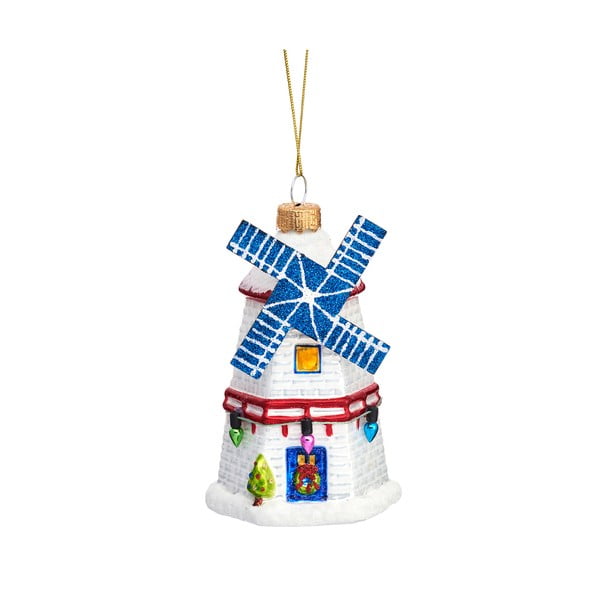 Skleněná vánoční ozdoba Windmill – Sass & Belle