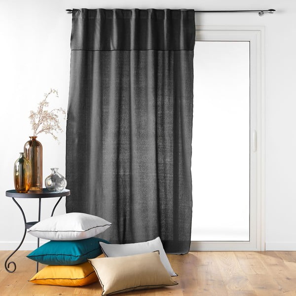 Antracitový závěs 140x240 cm Mistraline – douceur d'intérieur-image-3