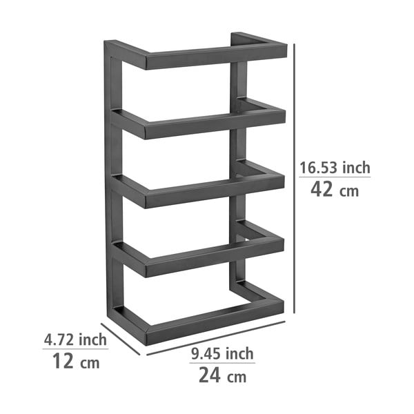 Nástěnný ocelový držák na ručníky Fondiro – Wenko-image-4