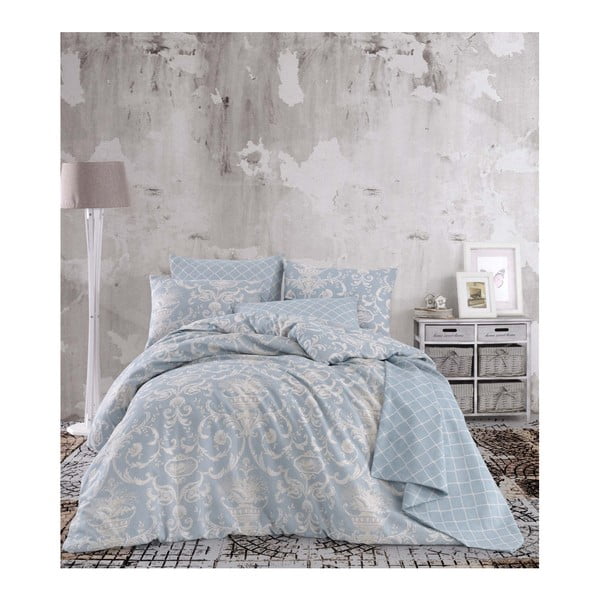 Set povlečení s prostěradlem na dvoulůžko Tender, 200 x 220 cm