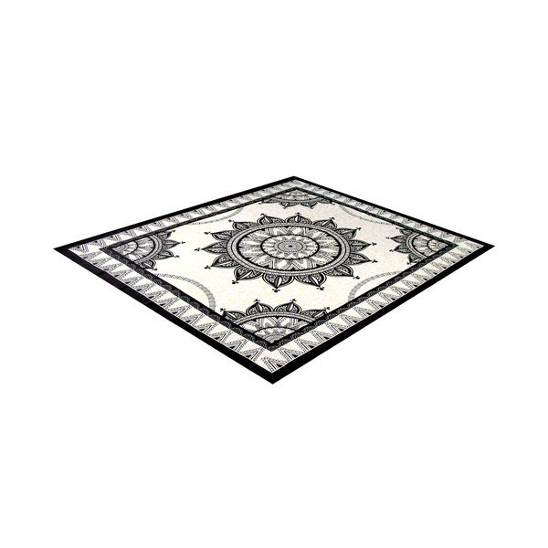 Bílá plážová deka Sun & Surf Mandala Leon-image-1