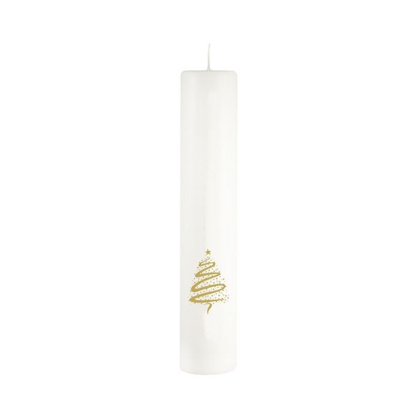 Bílá adventní svíčka s čísly Unipar, doba hoření 70 h-image-1