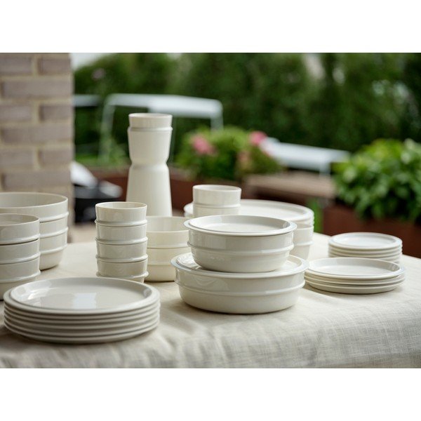 Krémová porcelánová polévková miska 900 ml Eau – Zone-image-4