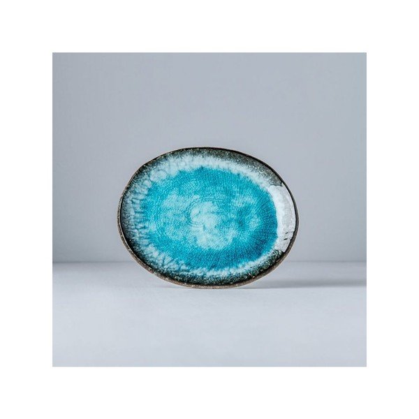 Modrý keramický talíř MIJ Sky, ø 18 cm-image-1
