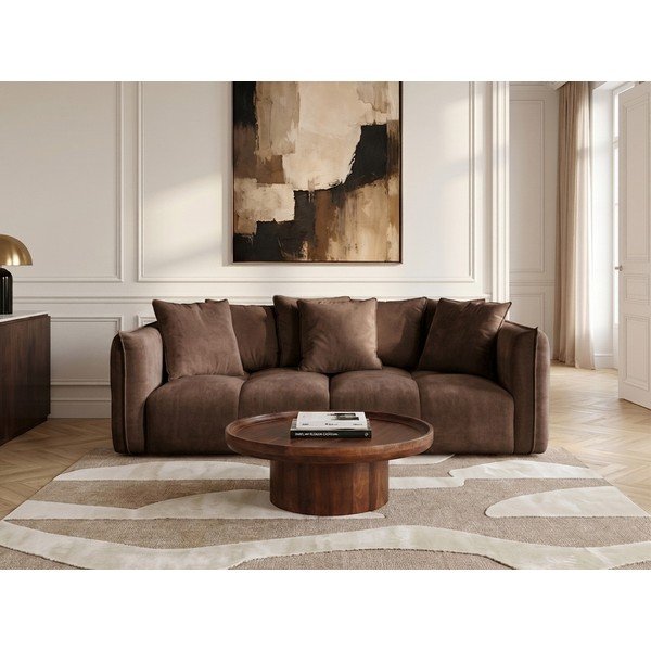 Hnědá žinylková pohovka Harlem – Bobochic Paris-image-2